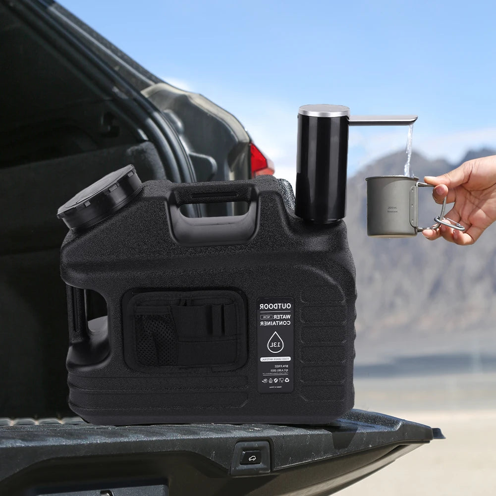 Emergency Water Bucket Spigot Portable Container Leakproof Pump