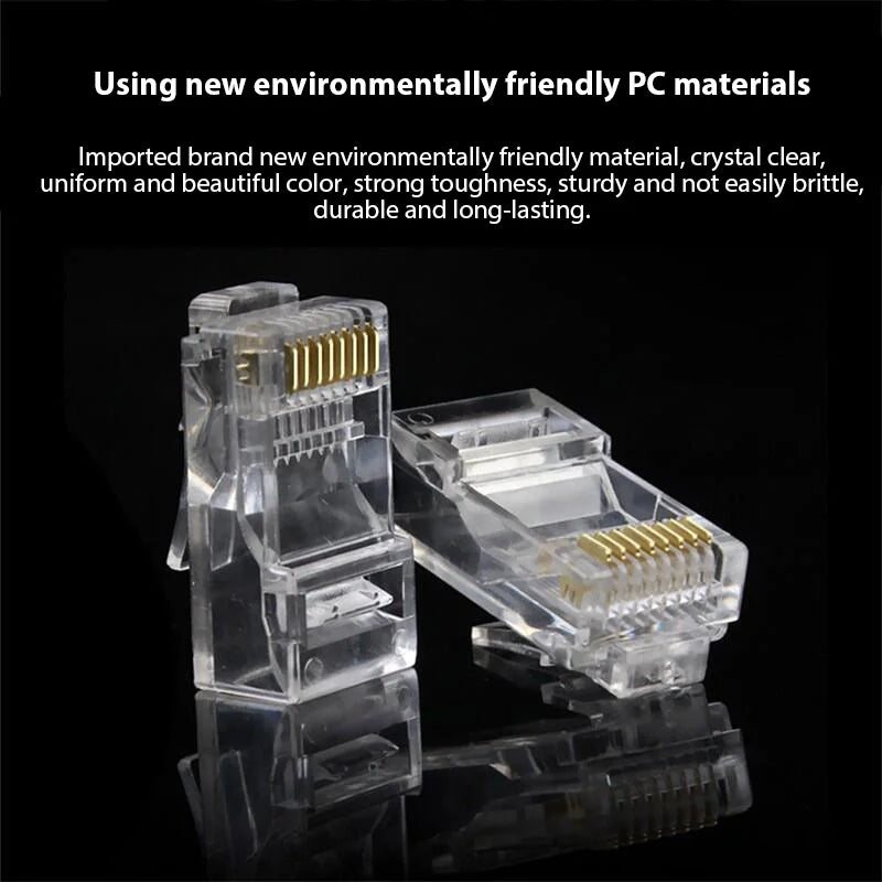 Excellent Plug LAN Head RJ45 CAT6 LINK Model US 1002 Per Male Zpaxo