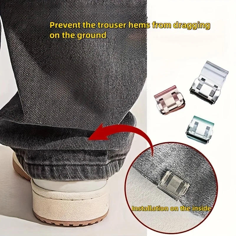 Invisible Pants Hem Clips – Anti-Slip U-Shape DIY Fixtures