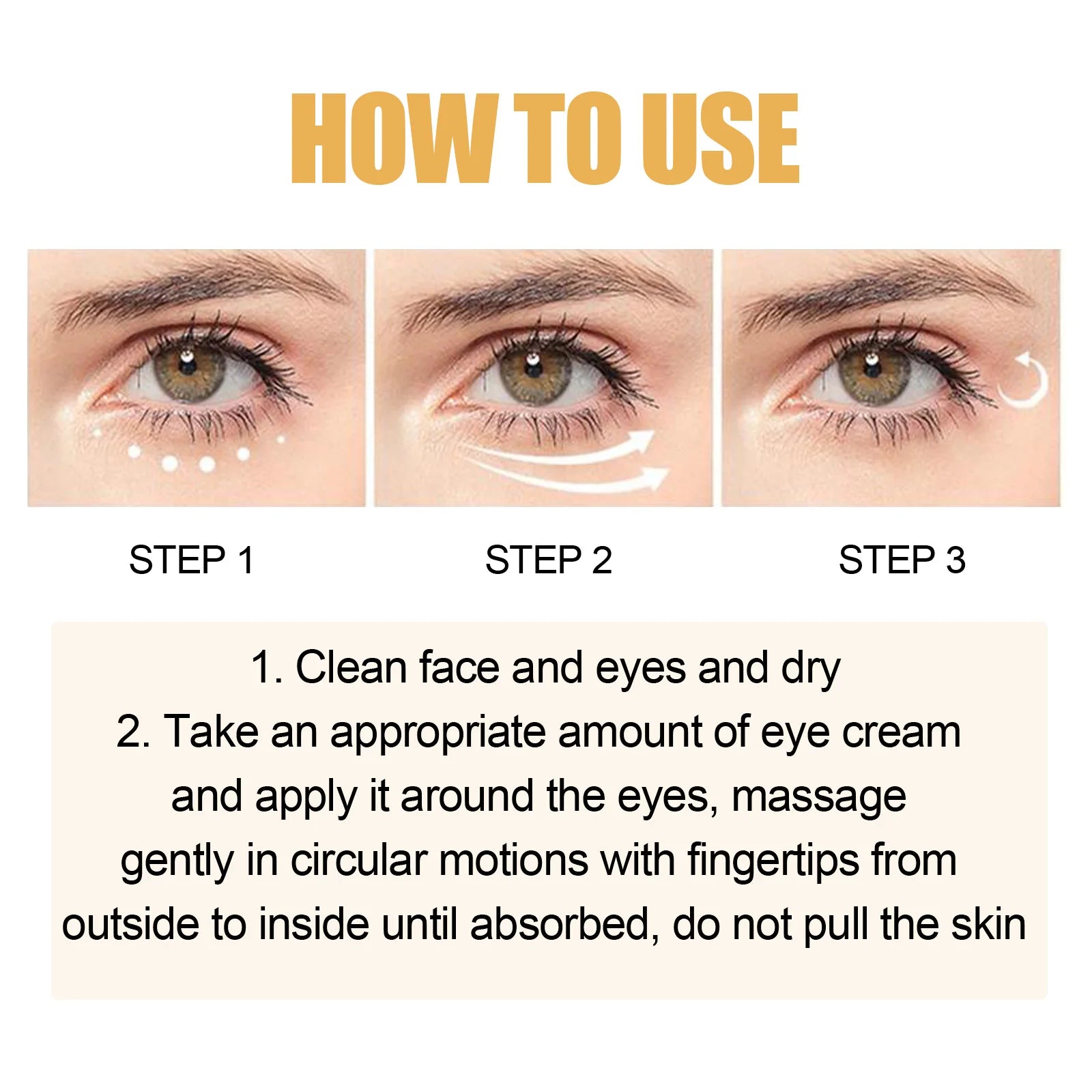 Retinol Peptide Eye Cream – Dark Circles & Puffiness Relief Eye Cream Zpaxo