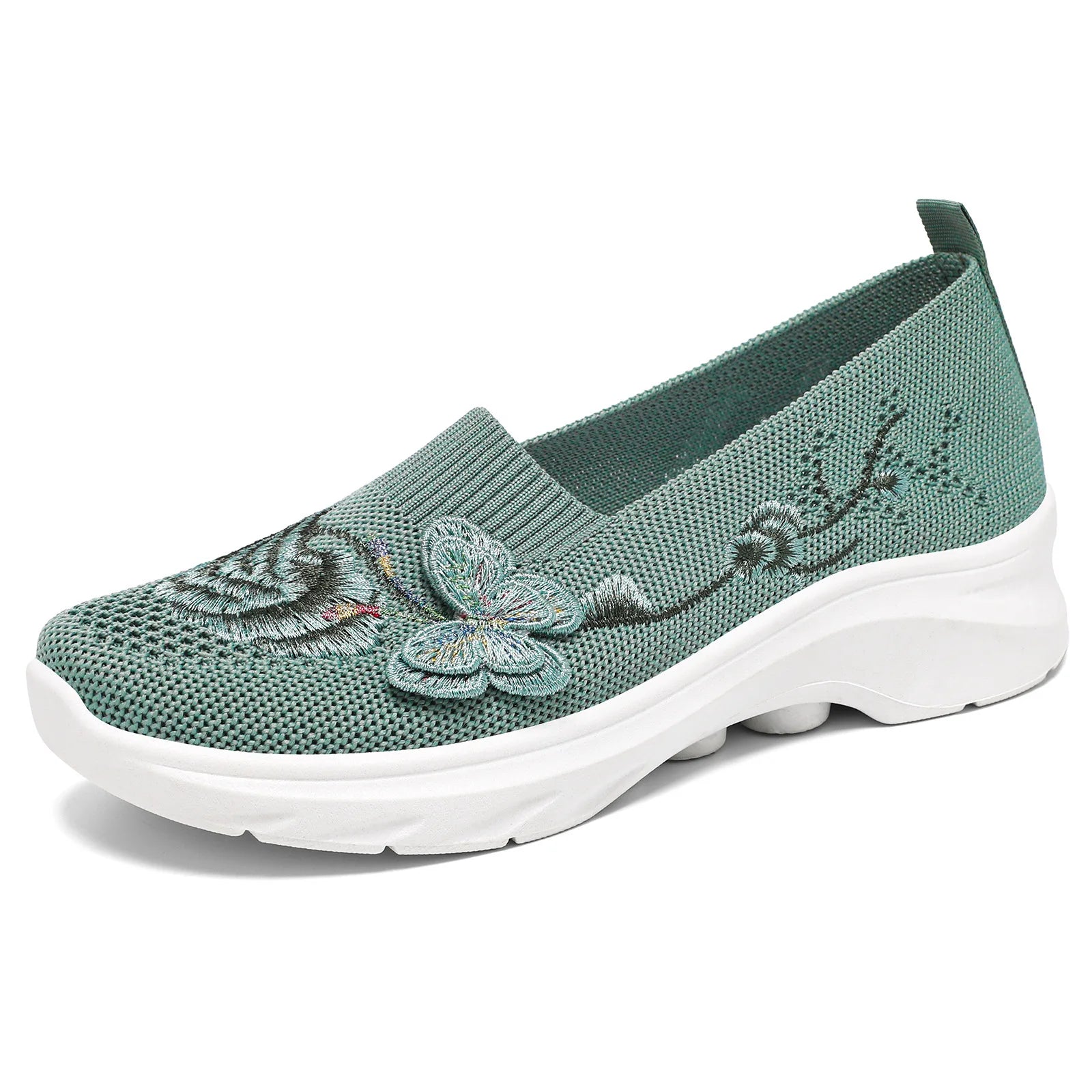 Women's Breathable Mesh Shoes Fashionable Comfortable Cloth 2026 Zpaxo 36 green