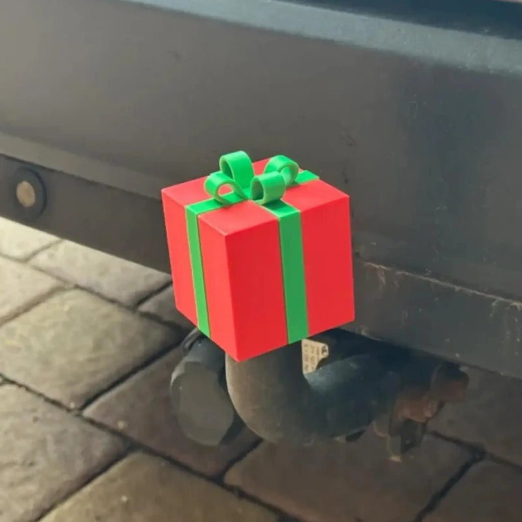 Tow Hitch Covers Christmas Box Receiver Tube Plug Cap Cartoon