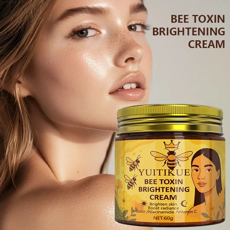 YUITIKUE Bee Venom Brightening Cream – Anti-Aging 60g Brightening Face Cream Zpaxo