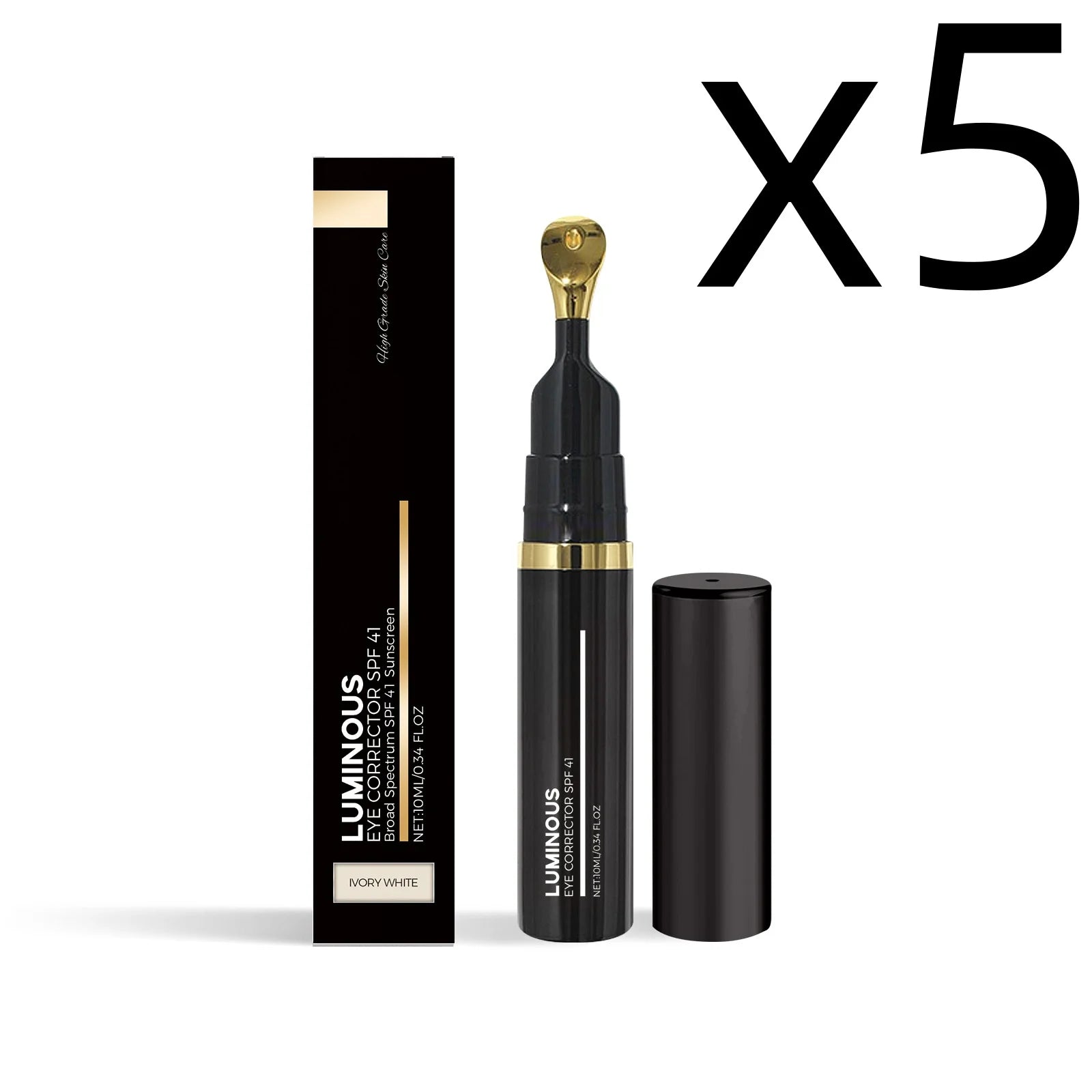 Tremella Eye Concealer for Dark Circles, Fine Lines & Hydration Eye Concealer Zpaxo 10ml Boxed X 5PCS
