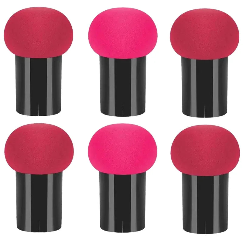Mushroom Head Makeup Sponge – Wet & Dry Powder Puff with Handle