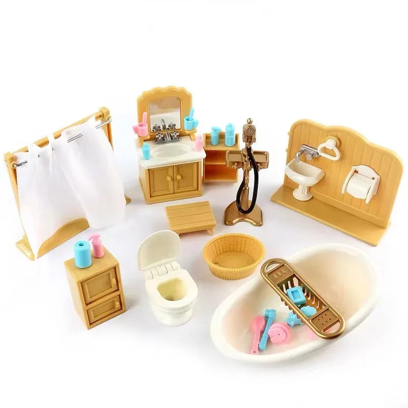 Dollhouse Miniature Box Packaging 1 12 Furniture Kitchen Bathroom