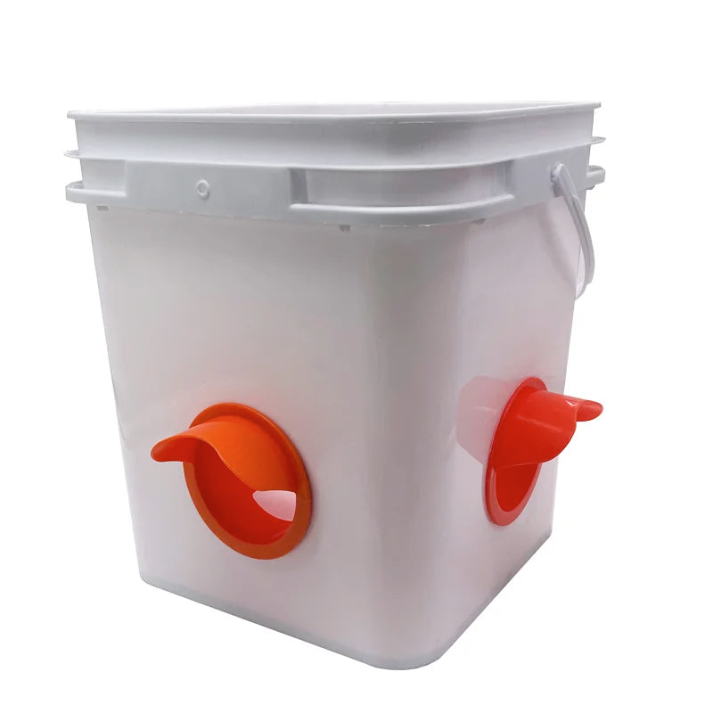 No Waste Chicken Feeder Rat Stopper Caps Ports Hole Saw DIY Poultry