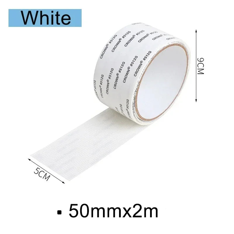 5x200cm Screen Repair Tape Window Door Waterproof Mosquito Net Patch Self-adhesive Super Fix Mesh Netting Broken Holes Tool Zpaxo 1PCS-White