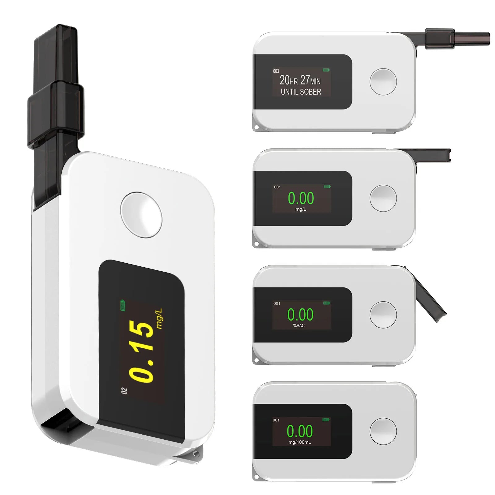 High-precision Breathalyzer 0 400 BAC Accuracy Blowing Alcohols Meter