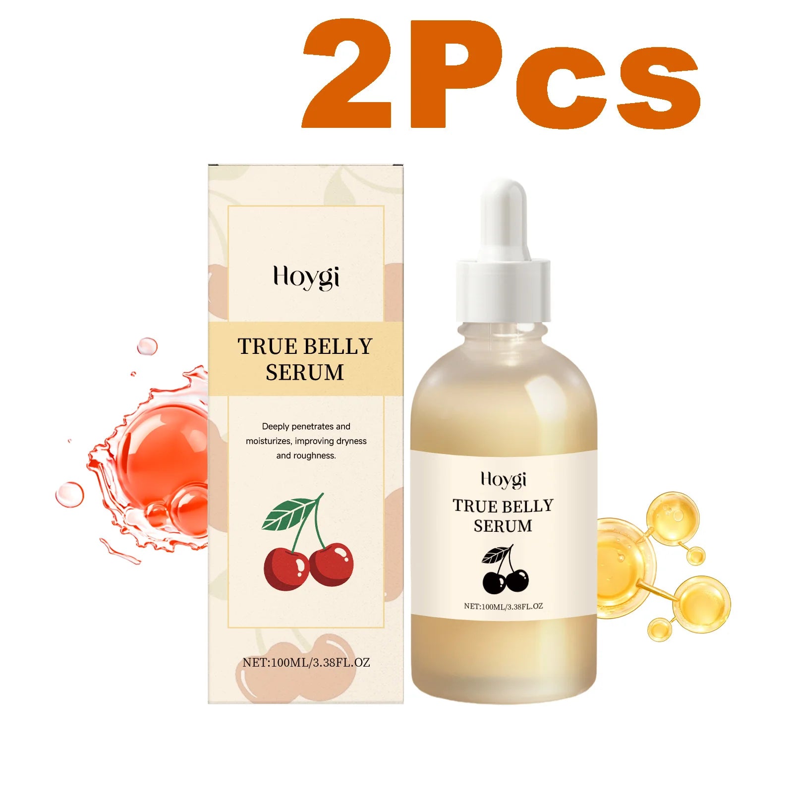 Hoygi Belly Firming Serum with Hyaluronic Acid – 100ml Body Firming Serum Zpaxo 2 x 100ml Boxed