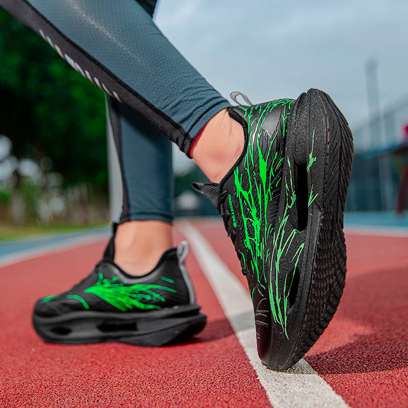 Men's Casual Sneakers Luxury Trainer Shoes Breathable Race Running