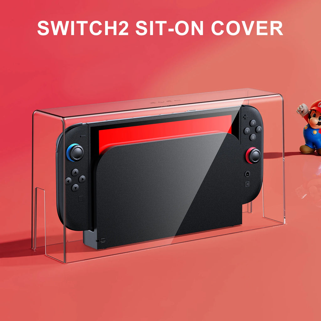 New HD Dustproof Protective Shell for Nintendo Switch 2 Moisture-proof Transparent Display Storage Case for Gaming Consoles Zpaxo