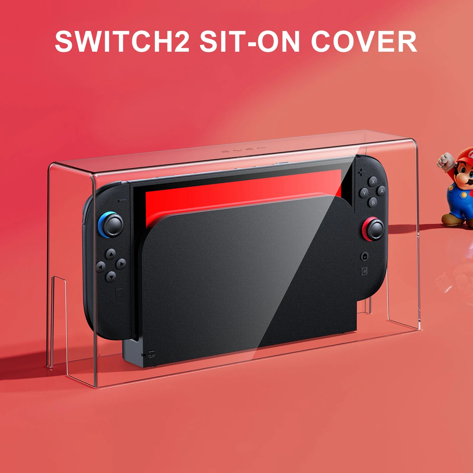 New HD Dustproof Protective Shell for Nintendo Switch 2 Moisture-proof Transparent Display Storage Case for Gaming Consoles Zpaxo