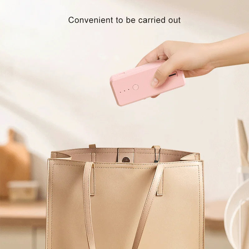 2 In 1 Mini Portable Sealing Machine Food Packaging Machine Kitchen Sealing Machine USB Charging Model Zpaxo