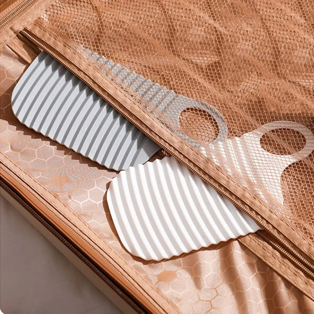Mini Portable Washboard Laundry Scrubber – Travel & Camping