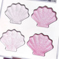Shell Fairy Pearlescent Eyeshadow Palette Aurora Peach Shimmer