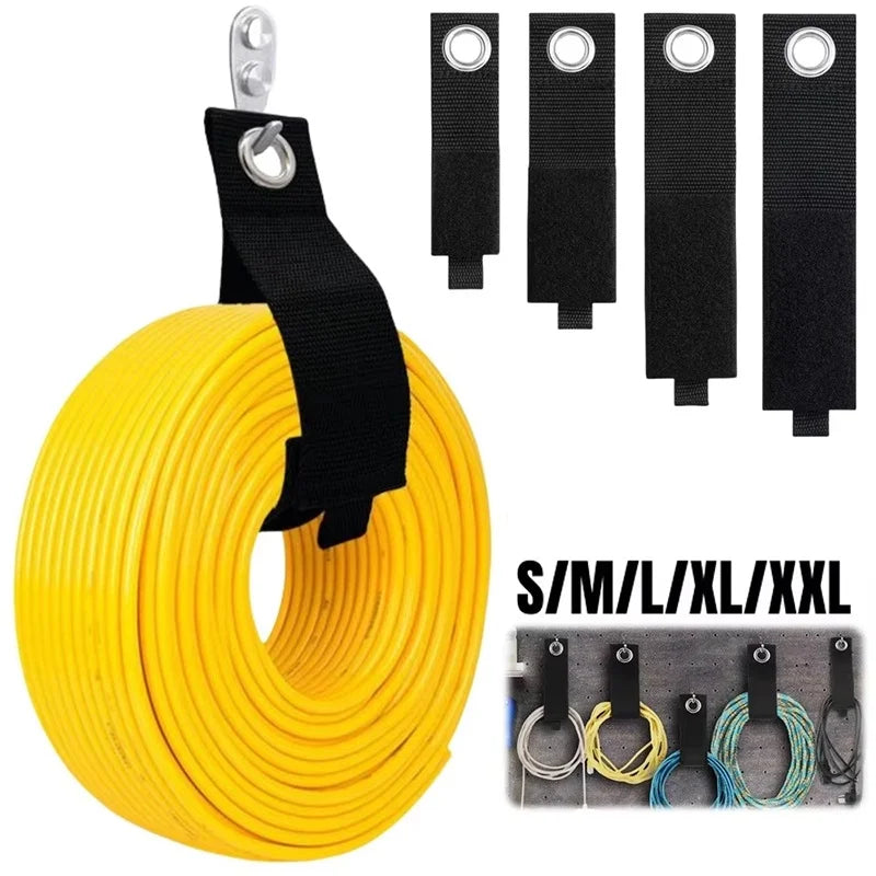 Heavy-duty Storage Straps Reusable Nylon Extension Cord Holder