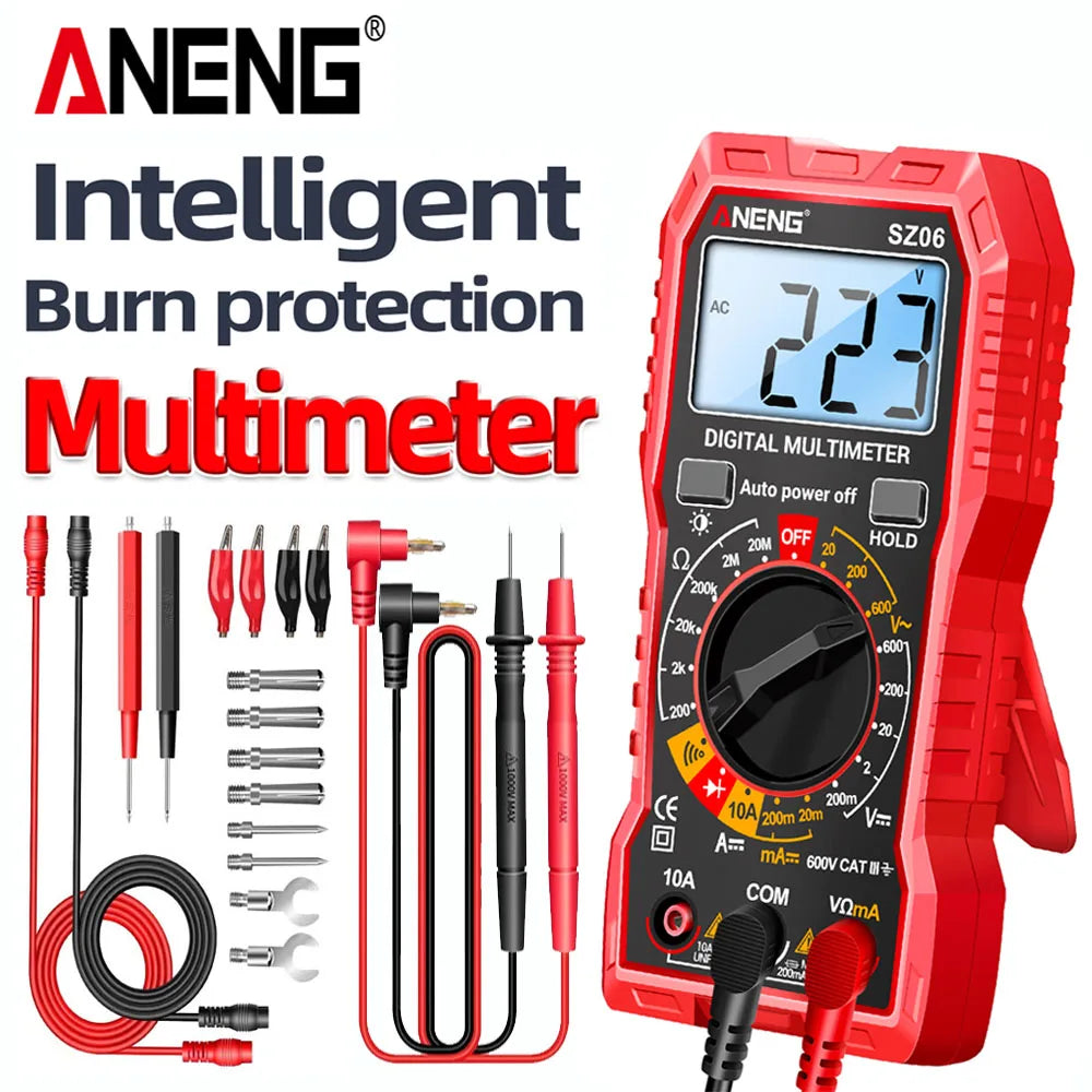 ANENG SZ06 Smart Digital Multimeter Multifunctional AC DC Voltage
