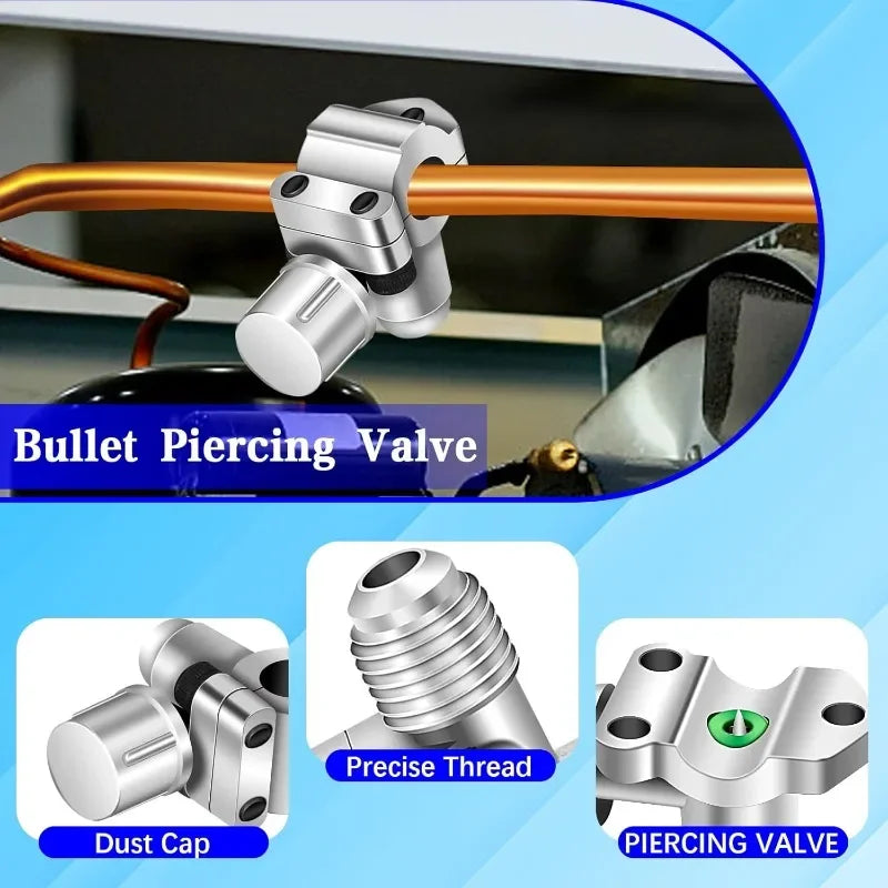 BPV-31 Cartridge Piercing Valve – 3-in-1 HVAC Line Tap