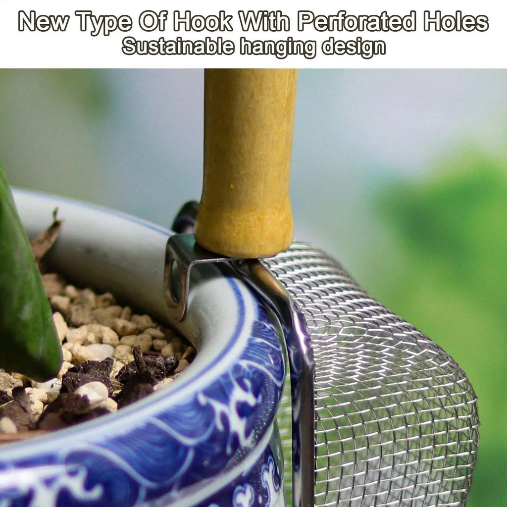 Soil Sifter Stainless Steel Garden Sieve Compost Rust Proof Hand