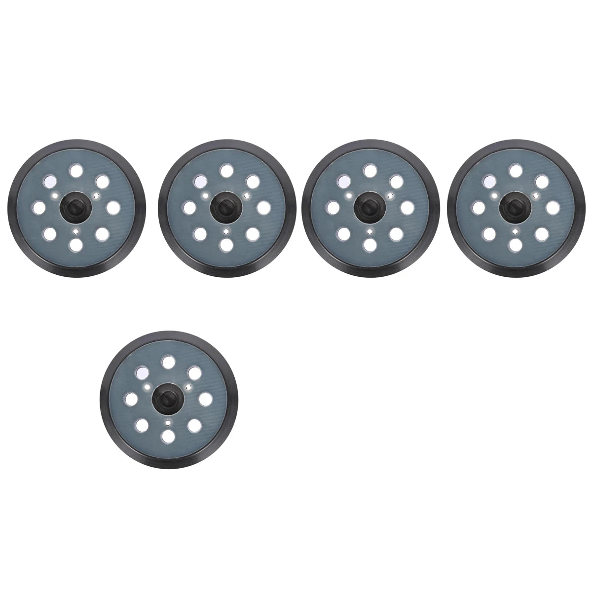 1-10PCS Sander Disk Discs 5Inch Hook & Loop Sander Backing Pad Replacement Sanding Pad Electric Makita For Random Orbital Sander Zpaxo 5PC 3 nails