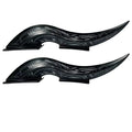 1Pair 32 LED Light Modes Dragon Horn Car Roof Fins Waterproof Quick Zpaxo 1 Pair
