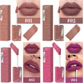 4Pcs Matte Nude Lip Gloss Smudge Proof Non Transfer Hydrating Waterproof Sweat Resistant Soft Smooth Texture For Long Wear Makeu Zpaxo 01 02 03 04