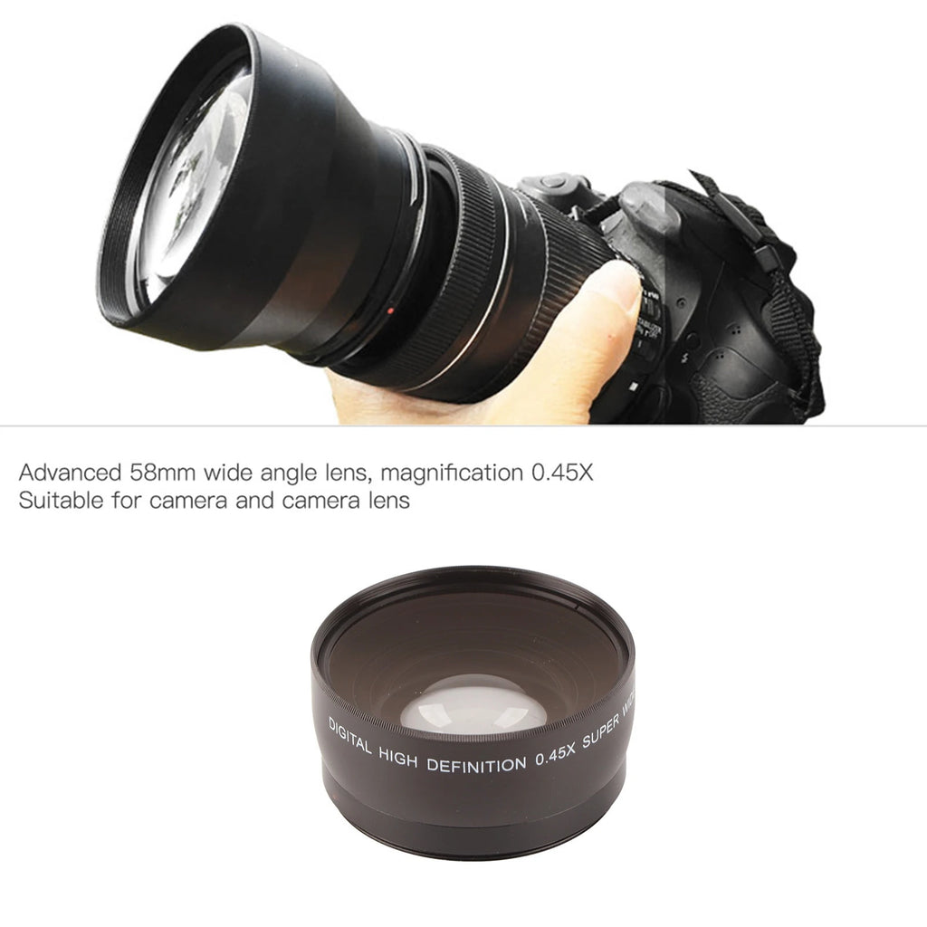 JSR-1151 Expand Shooting Horizons This 0 45X Wide Angle Macro Lens
