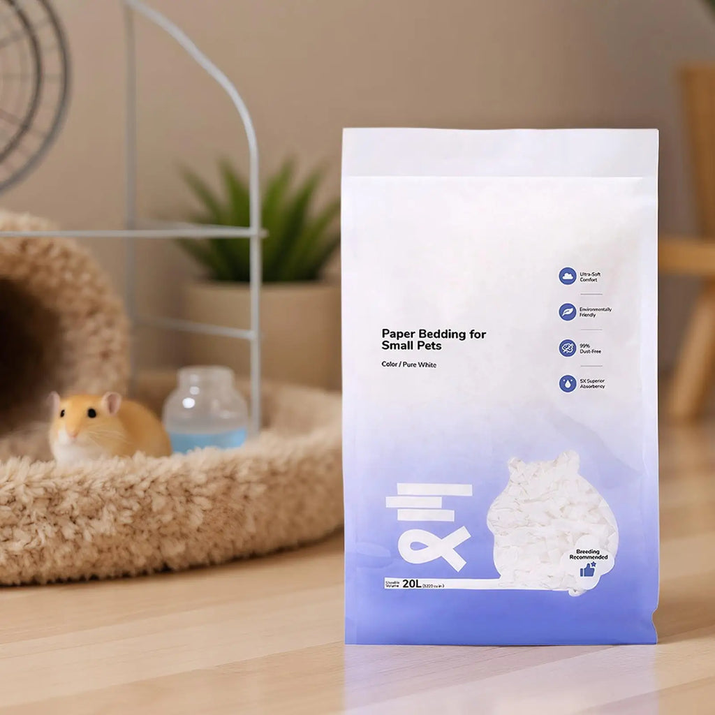 Small Pet Bedding Hamster Paper Cotton Odor Control Water Absorption