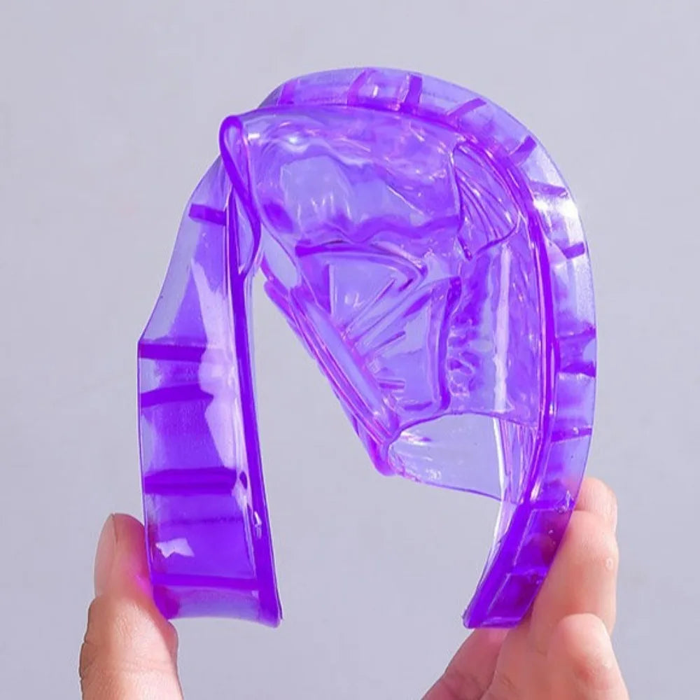 Simple Transparent PVC Crystal Slippers Anti Slip Low-heel Slides