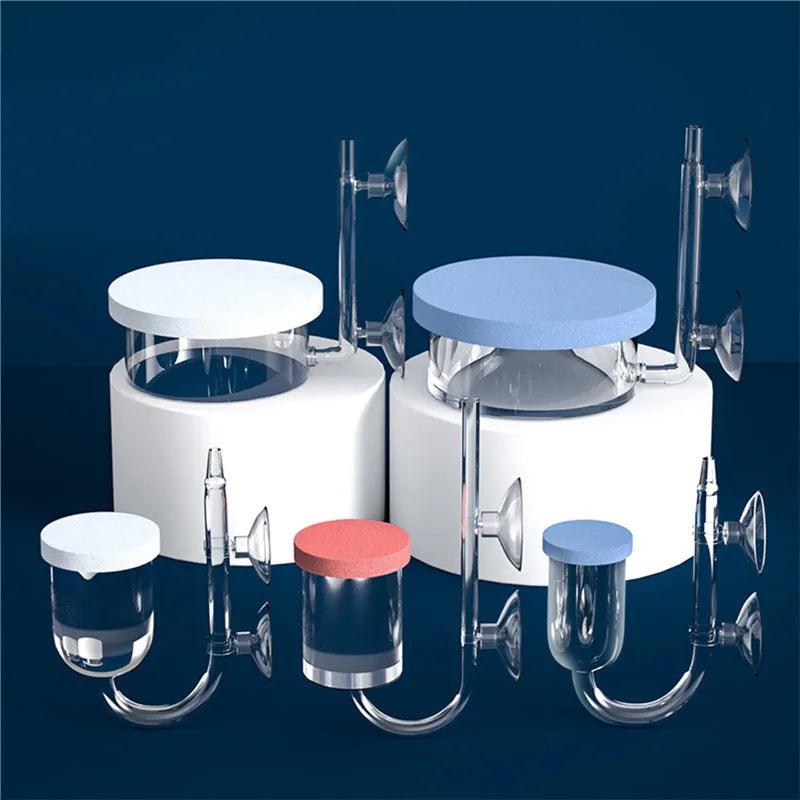Aquarium Air Stone Suction Cup Diffuser Oxygen Fish Tank Bubblers