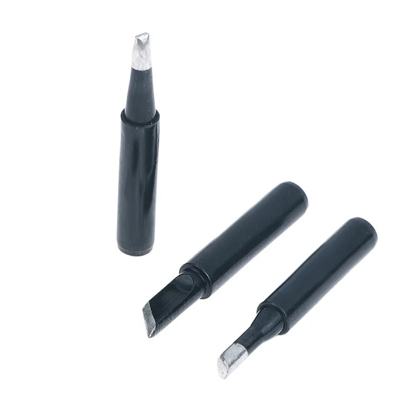 PFULTR 5Pcs/lot Copper Black Lead-Free Soldering Iron Tip 900M-T-I 900M-T-IS 900M-T-K Welding Solder Station Iron Tips Zpaxo