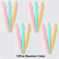 3/6/12Pcs Eyebrow Razor Multipurpose Facial Trimmer Hair Remover Eyebrow Shaper for Women and Men Zpaxo 12Pcs Random Color