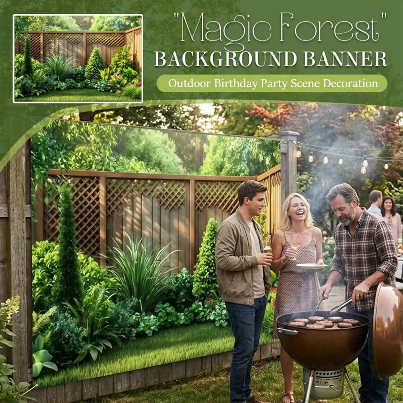 Greenery Backdrop 210x150cm Outdoor Decoration Garden Photography Backdrops for Homeowners Gardeners Photographers Home Zpaxo