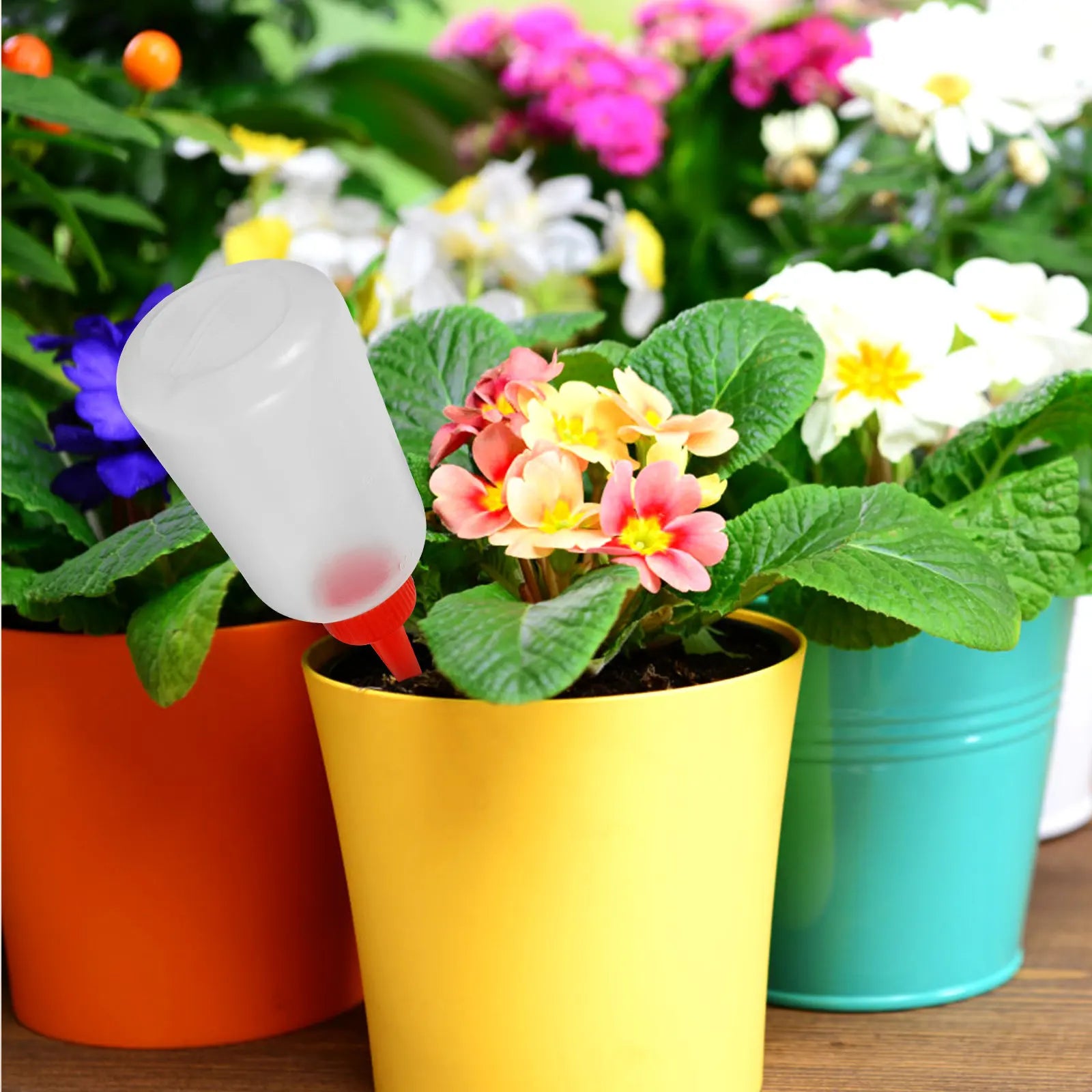 4Pcs Self Watering Spikes Automatic Plant Watering Device Adjustable Flow Rate for Vegetables Hanging Baskets Hydroponic Garden Zpaxo