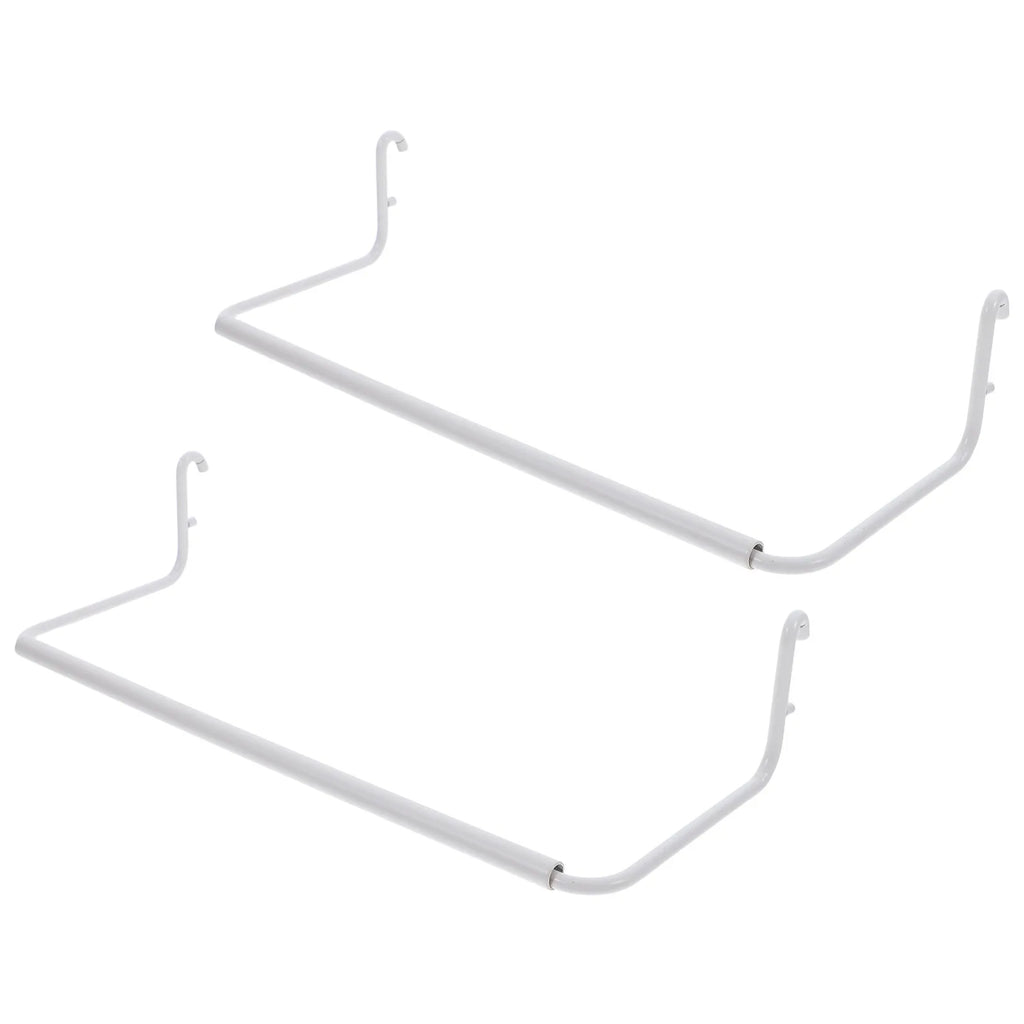 Rustproof Extendable Pegboard Towel Rack Metal Paper Holder Home