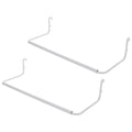 Rustproof Extendable Pegboard Towel Rack Metal Paper Holder Home