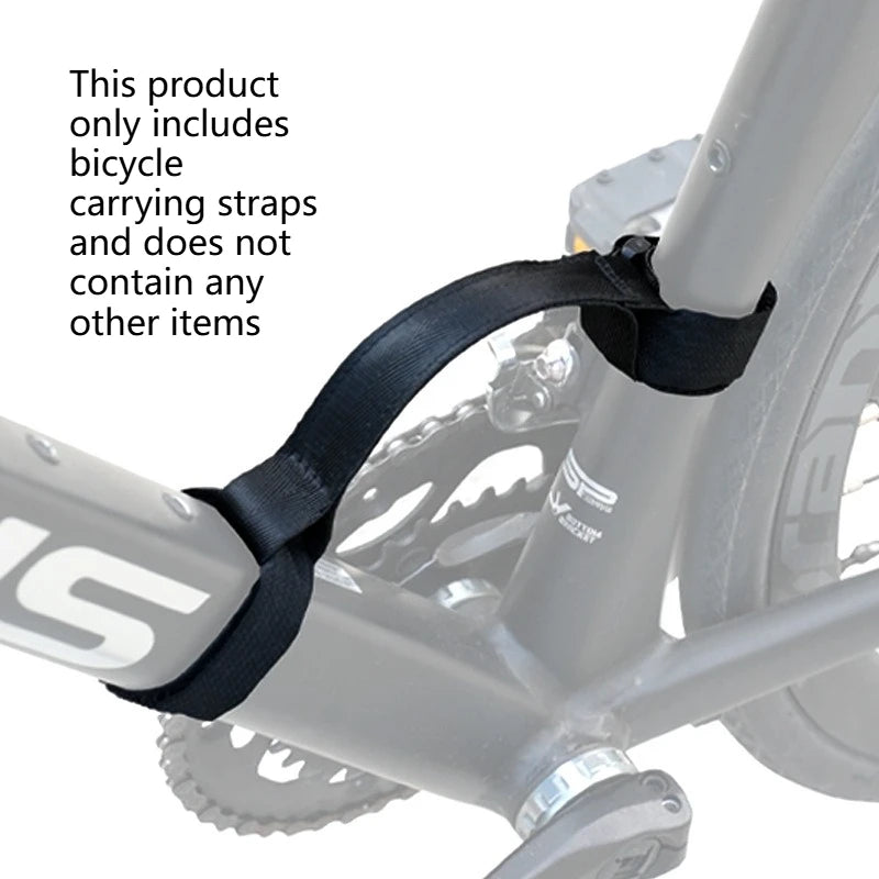 Creative Bicycle Handbag Portable and Effortless Assistance Nylon Strap Mountain Bike Universal Handheld Equipment Accessories Zpaxo BicycleCarryingStrap