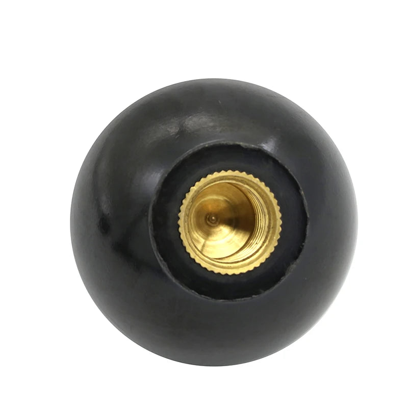 Black Plastic M4 M5 M6 M8 M10 M12 Thread Ball Shaped Head Clamping