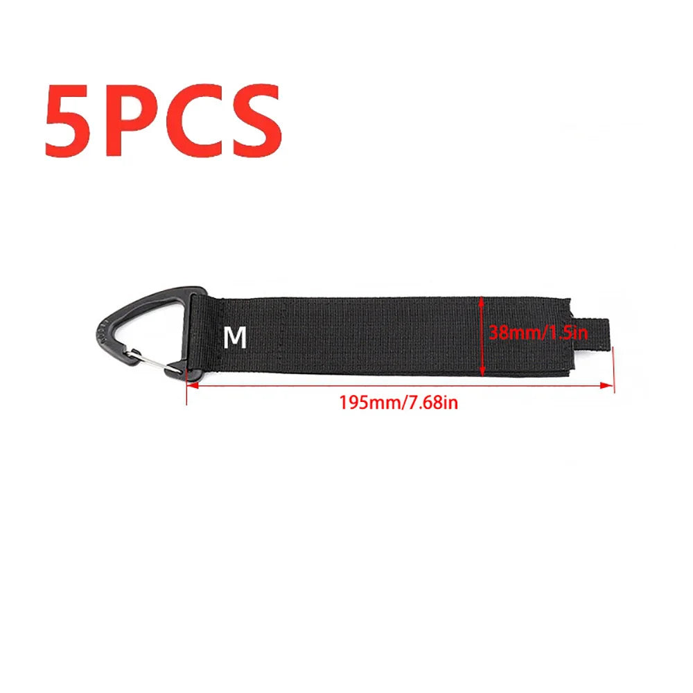 Nylon Cord Organizer with Triangle Buckle | Cable Strap 1/5/10Pcs Cable Cord Organizer Zpaxo M 5pcs