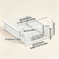 Under Desk Drawer Slide Out No Drilling Storage Organizer Tray Self