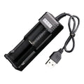 Charger 8650 14500 26650 Smart Charging Dock Batteries USB 18650 Zpaxo black--
