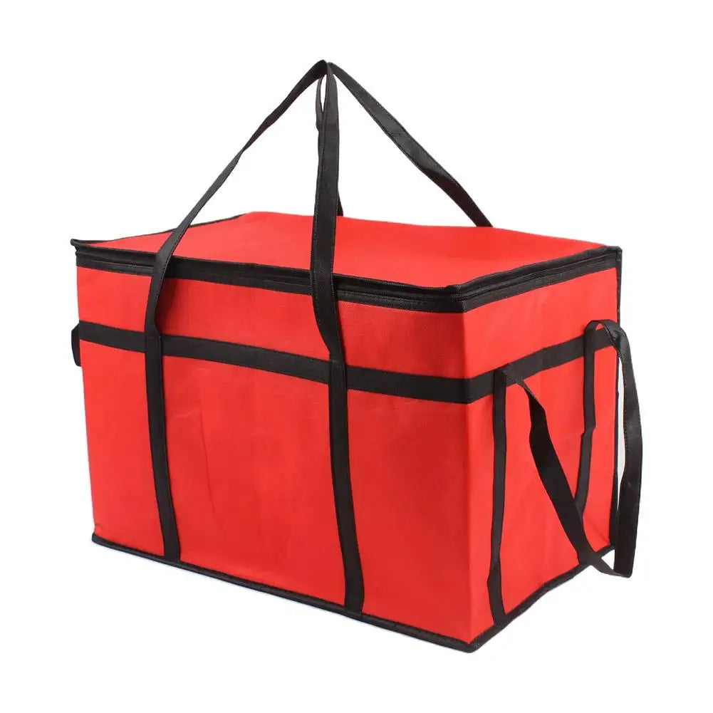 Large Insulated Tote Bag – Thermal Food & Grocery Cooler Insulated Cooler Tote Zpaxo Red XL
