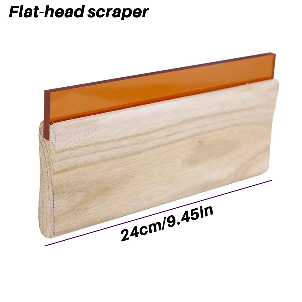 Screen Printing Squeegee – Wooden Handle & Silicone Blade