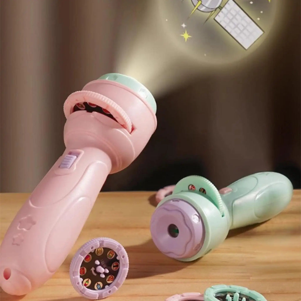Flashlight Projector For Kids Projection Torches With 24 Patterns Torch Projector For Kids Boys Girls Home Bedroom Ceiling Zpaxo