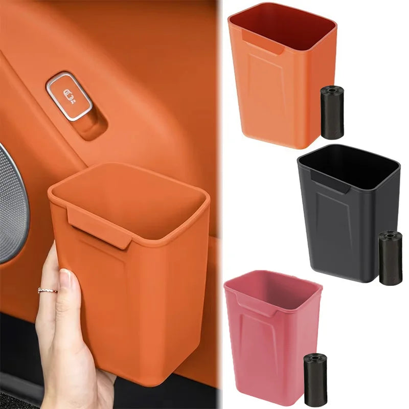 Silicone Car Door Storage Box – Trash Can & Umbrella Organizer