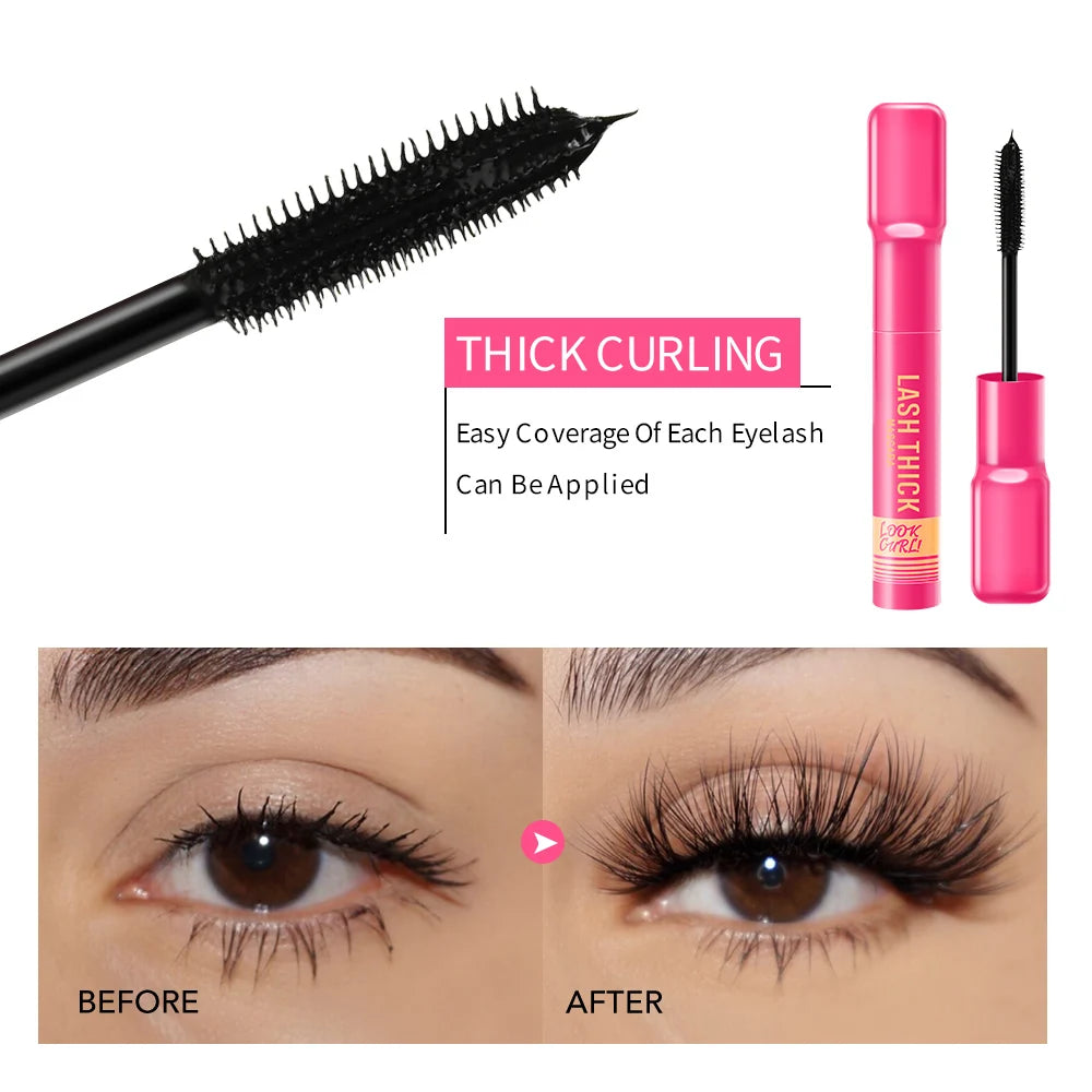 Thick Slender Mascara Waterproof Sweat Proof Light Durable Natural