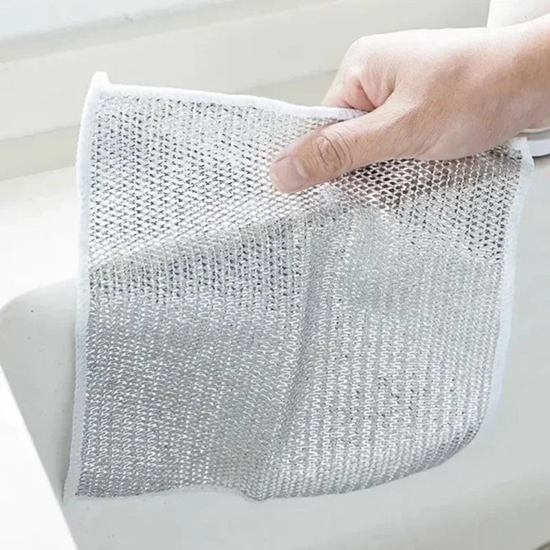 Stainless Steel Wool Scrubbers – Reusable Kitchen Cleaner 10/30/60pk