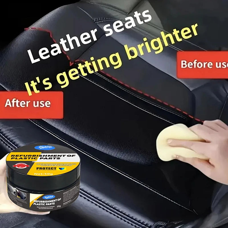 Automotive Plastic Restore Wax – Scratch Polish & UV Protection