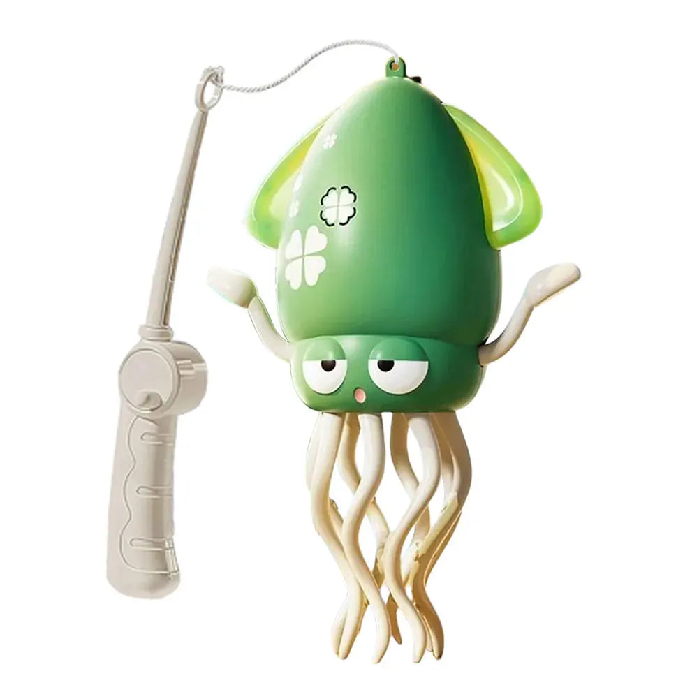 Electric Dancing Octopus Toy with Music & Lights Anti-stress Automatic Octopus Electric Pet Toys Birthday Gifts for Toddlers Zpaxo green
